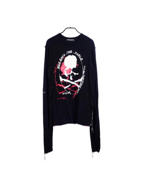 mastermind JAPAN Mastermind Japan 13SS Long Sleeve T-Shirt World Sweatshirt Print Tee