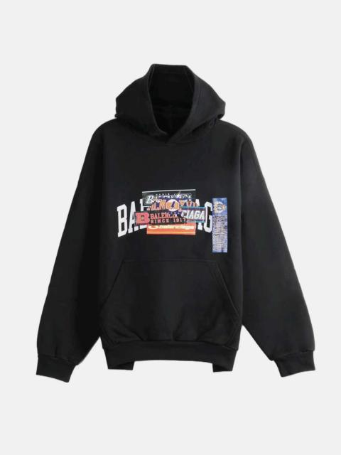 BALENCIAGA 871956-TUVS8-1000 Medium Fit Hoodie