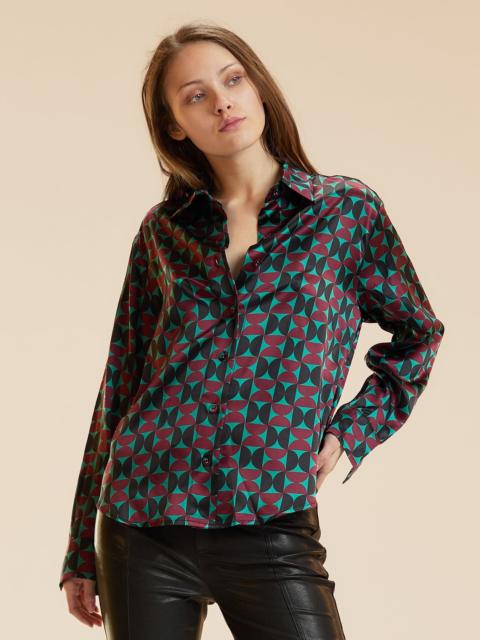 CYNTHIA ROWLEY Collectible Silk Shirt