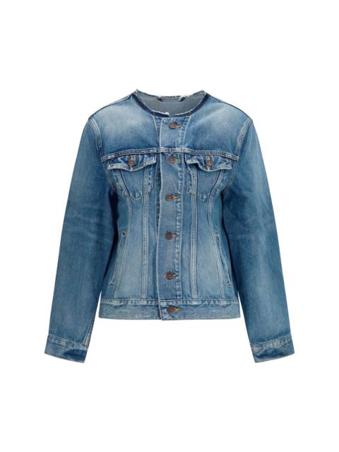 BALENCIAGA Balenciaga Women Hourglass Denim Jacket