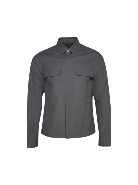 Rick Owens Rick Owens Camicia Cropped Outershirt 'Smoke'