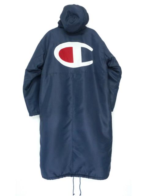 Other Designers Vintage CHAMPION Long Jacket Big Logo Embroidery