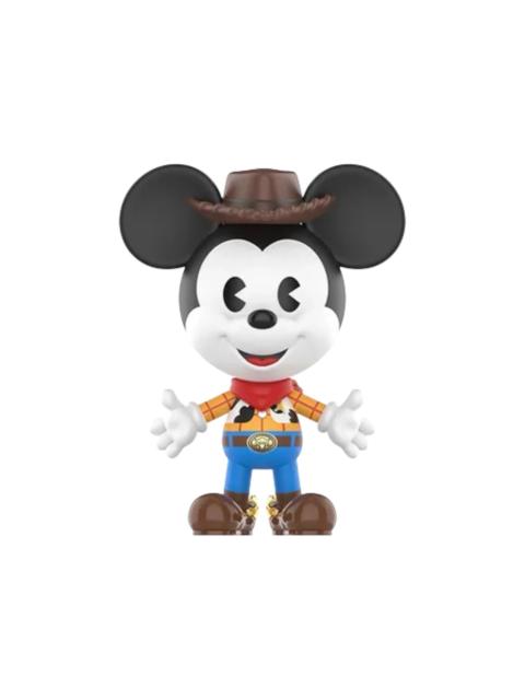 POP MART Pop Mart Disney Mickey Remixed: Mickey Meets Pixar Series Woody Mickey Figure