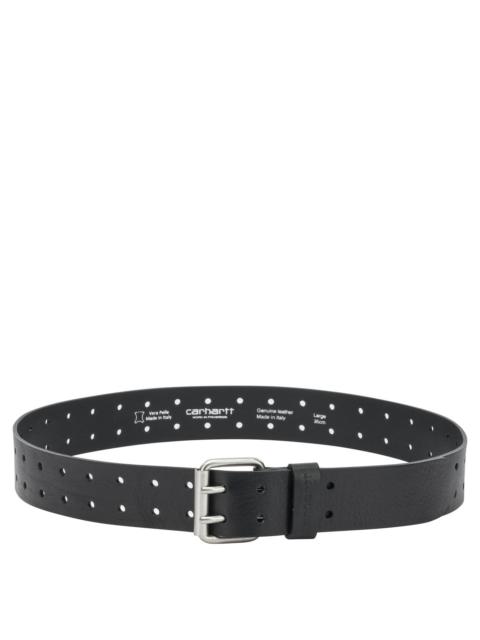Carhartt WIP Carhartt WIP Double Script Leather Belt Black