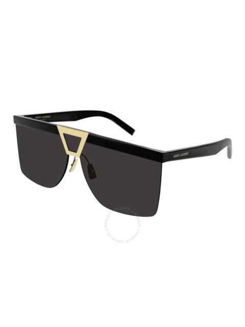 SAINT LAURENT Saint Laurent Grey Shield Ladies Sunglasses SL 537 PALACE 001 99
