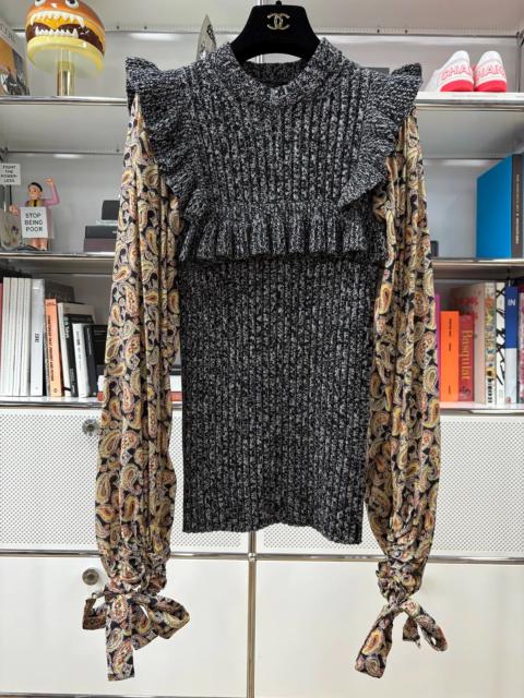 Louis Vuitton Louis Vuitton paisley knit top