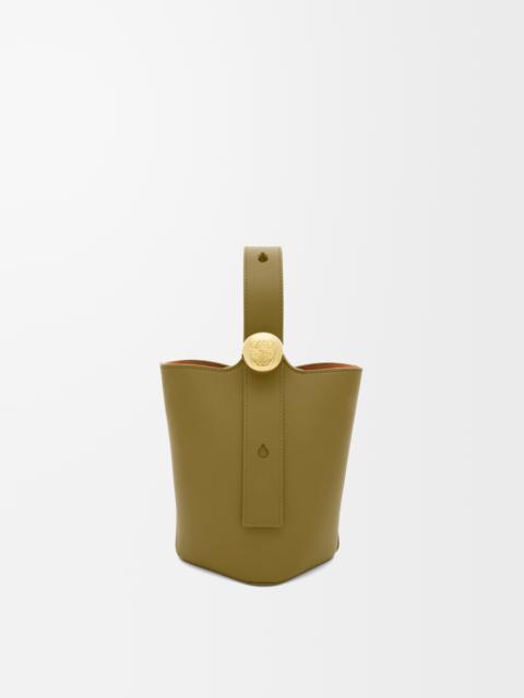 Loewe Mini Pebble Bucket bag in mellow calfskin