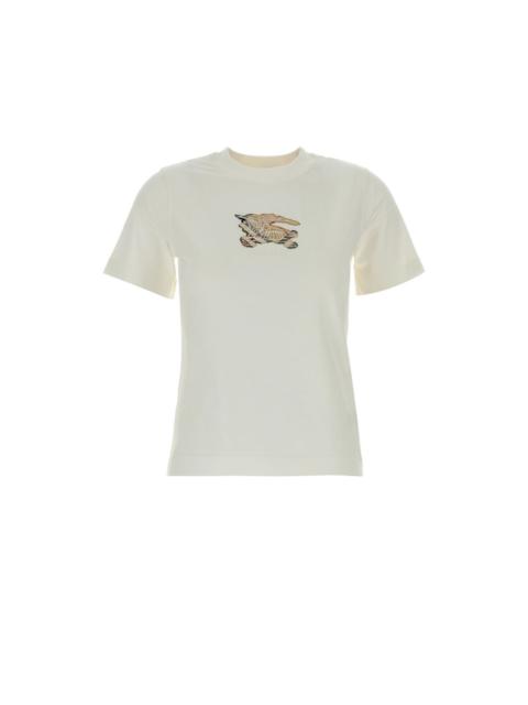 Burberry BURBERRY White Cotton T-Shirt New & Authentic (Women's size: