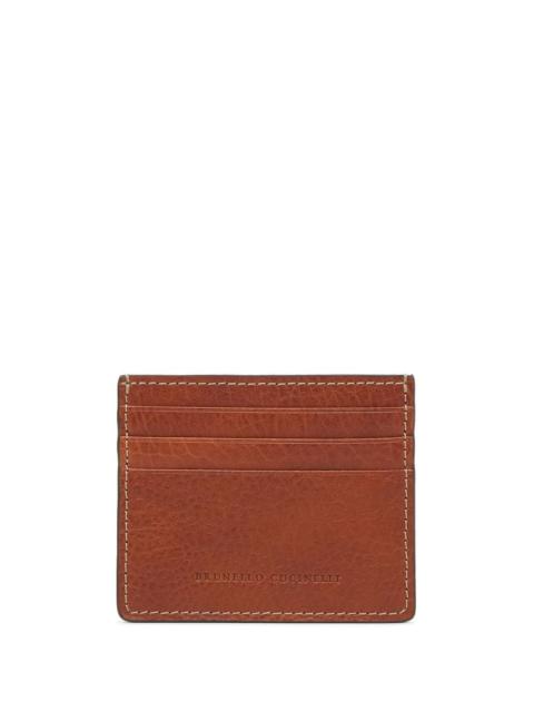 Brunello Cucinelli Leather credit card holder