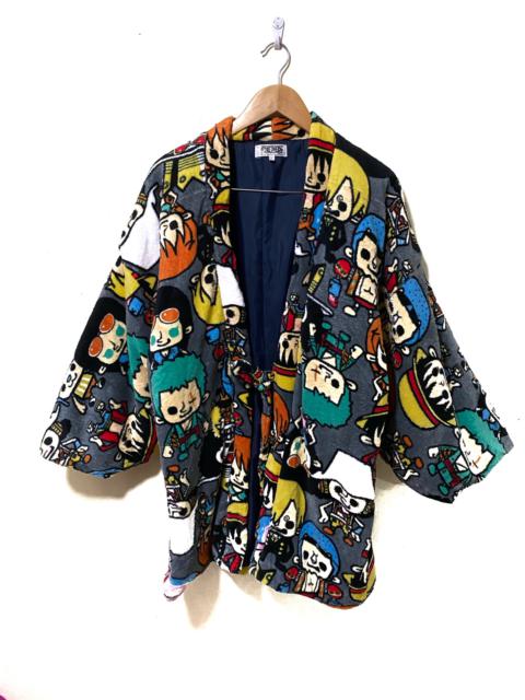 Other Designers One Piece - Rare🔥One Piece Kimono Hanten Fleece Jacket Full Print