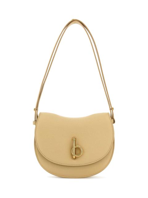 Burberry Sand Leather Small Rocking Horse Shoulder Bag
