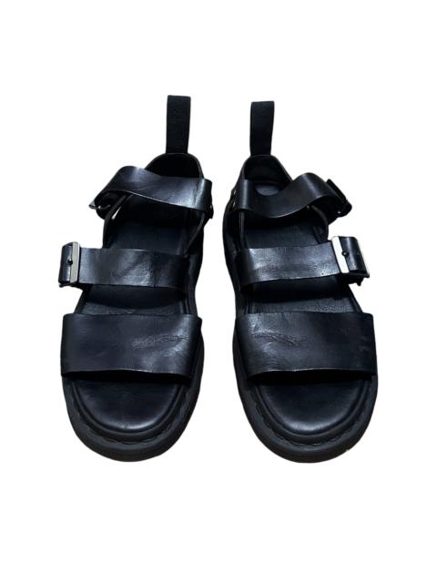 A BATHING APE® DR MARTENS AIR WAIR LEATHER SANDAL