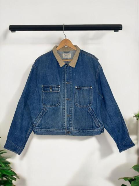 Polo Ralph Lauren Vintage Ralph Lauren Denim Jacket Corduroy Collar Kanye West