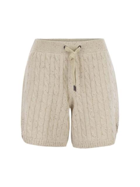 Brunello Cucinelli Brunello Cucinelli Wobeige Cable Knit Trousers