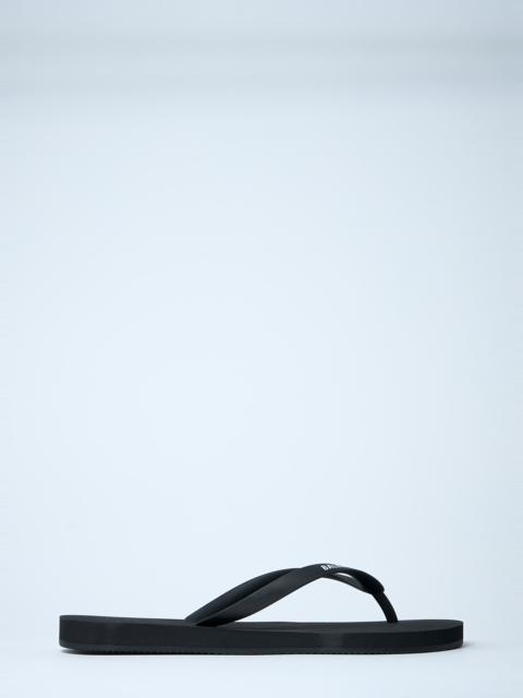 BALENCIAGA Logo Motif Flip Flops