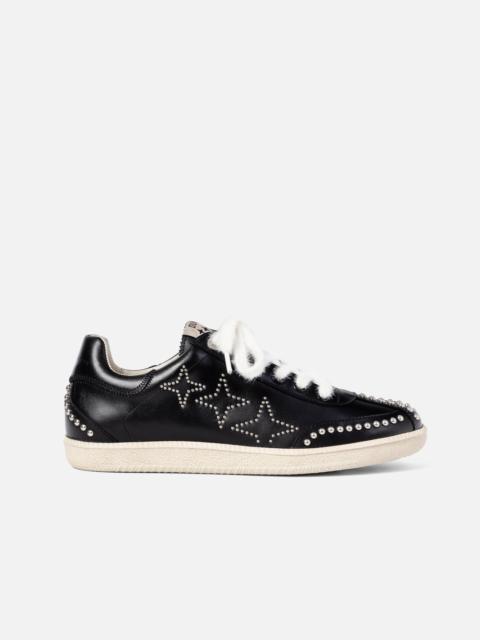 DUKE + DEXTER Plus Duke Black Studded Sneaker - Women's
