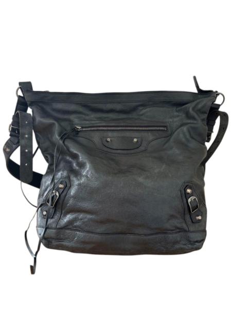 BALENCIAGA Authentic Balenciaga The City Shoulder Leather Bag
