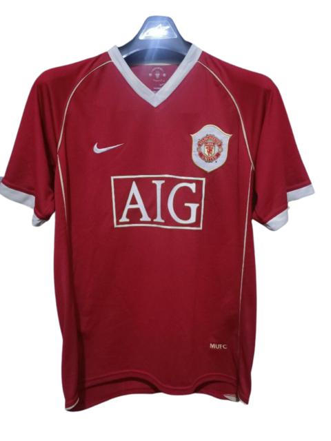 Nike Manchester united 2006/2007 home jersey nike aig