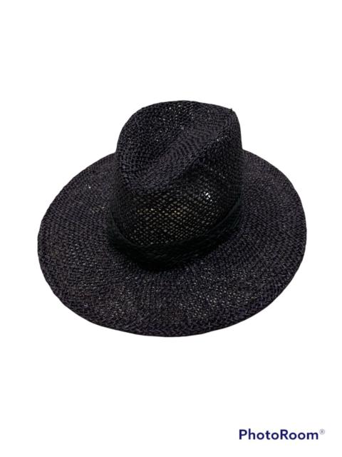 EMPORIO ARMANI VINTAGE EMPORIO ARMANI MESH STRAW HAT SIZE 58