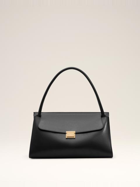 AMI Paris BLACK SMOOTH LEATHER MIMI BAG