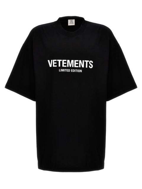 VETEMENTS 'LIMITED EDITION' T-SHIRT