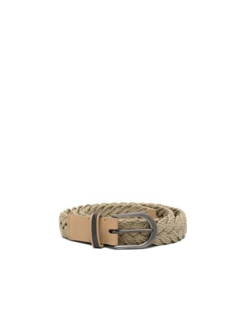 Brunello Cucinelli Brunello Cucinelli Women'S Corda Braided Cotton Belt