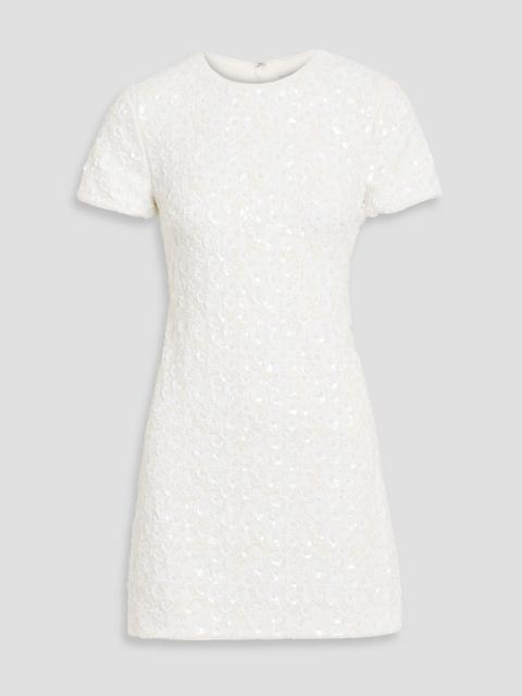 SIMKHAI Clove embellished satin mini dress