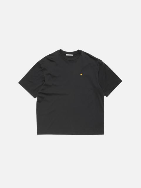 Acne Studios Logo t-shirt - relaxed fit - Faded black