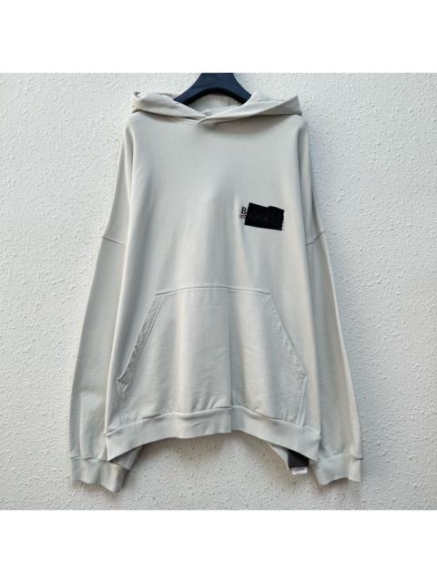 BALENCIAGA Balenciaga White Wave Coca‑Cola Hooded Sweater