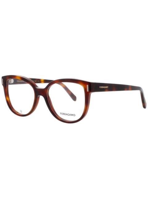 FERRAGAMO Salvatore Ferragamo Ladies Tortoise Rectangular Eyeglass Frames Sf2994