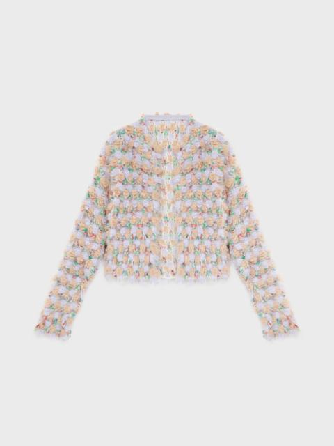 Blumarine JACKET IN BOUCLÉ KNIT