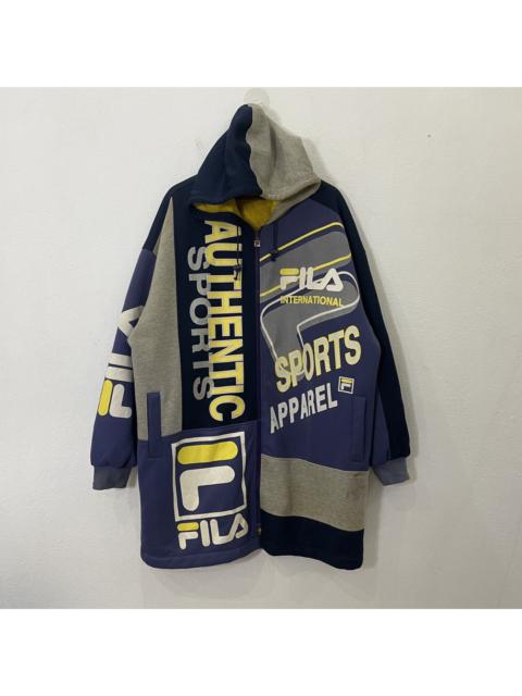 Other Designers Vintage Fila Big Logo Long Jacket