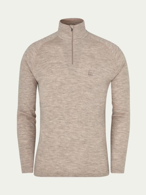66°NORTH Básar Merino wool zipneck