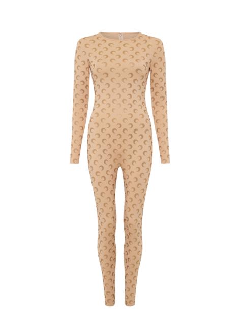 Marine Serre Recycled Moon Strass Jersey Catsuit