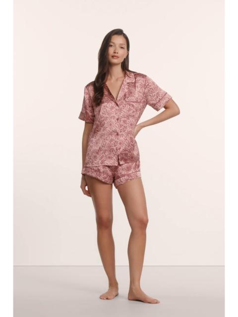 eberjey Eberjey x ILIA - Inez Washable Silk Printed Short PJ Set