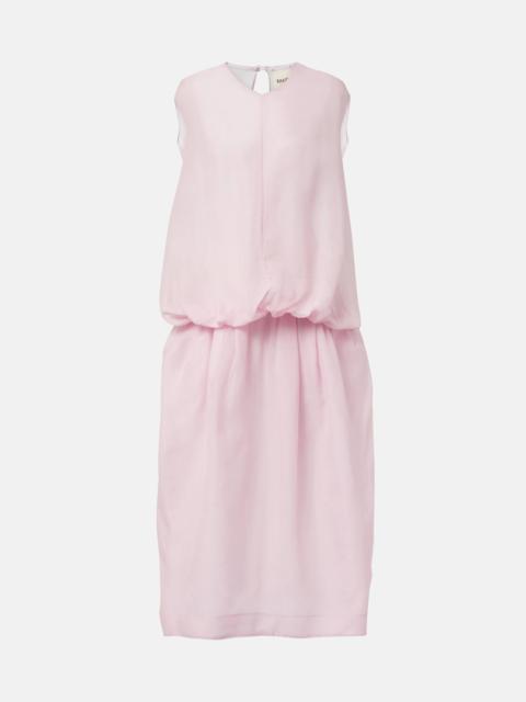 KHAITE Noah silk organza midi dress