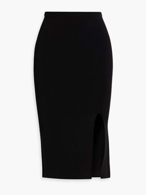 DIANE VON FURSTENBERG Calandre stretch-knit midi skirt