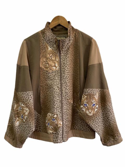 Other Designers Issey Miyake - 🔥Vintage 90s Motive Japanese Tiger Embroidery Satin Jacket