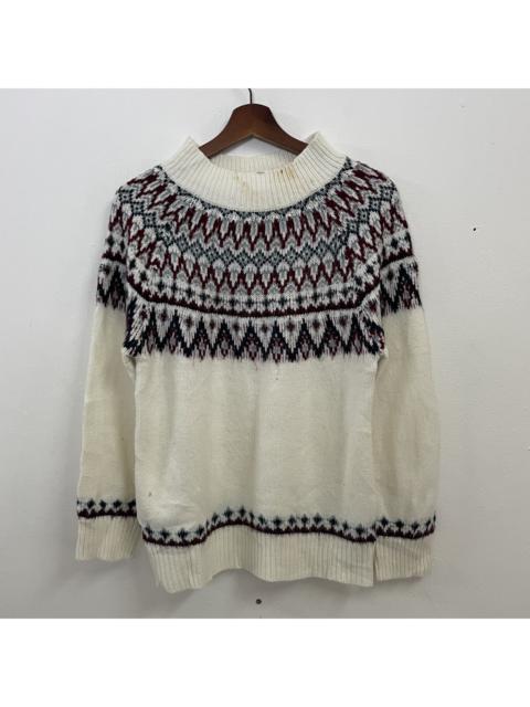 Other Designers Homespun Knitwear - Vintage Tiptop Crewneck Art Knitwear