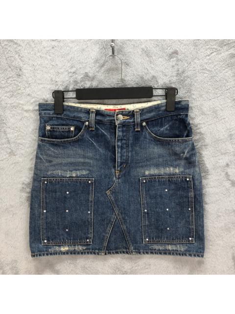 Other Designers X-GIRL MADE IN JAPAN DENIM MINI SKIRT #5084-40