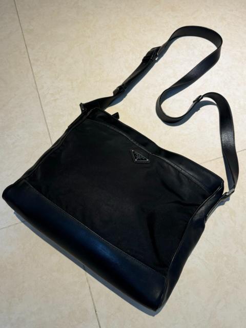 Prada Prada triangle-logo crossbody bag