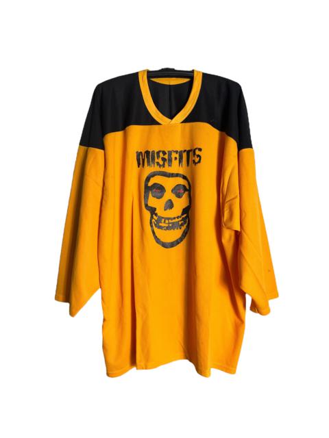 Other Designers Band Tees - 🔥RARE🔥 Misfits Band Punk Rock Biggie V-Neck Net T-shirt