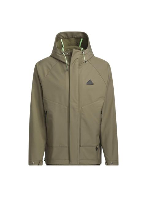 adidas adidas City Escape Jacket Asia Sizing 'Green' JE8574
