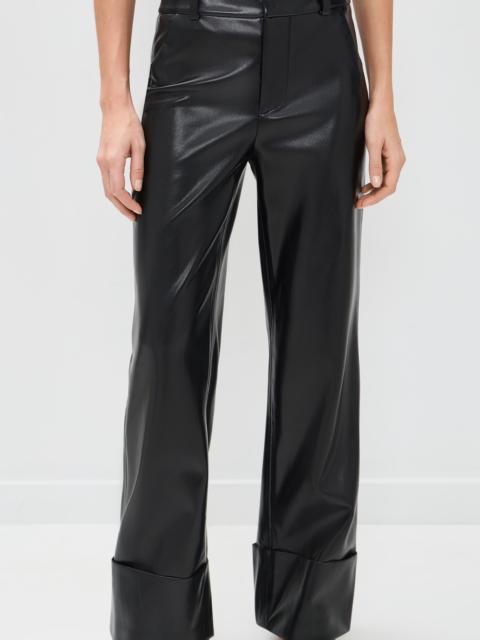 Alice + Olivia Alexander High Rise Vegan Leather Pants