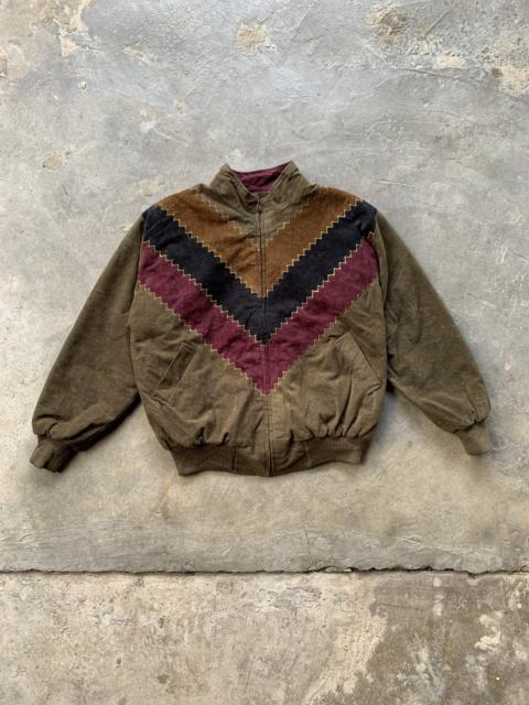 Other Designers Vintage - Vintage Velvet Harrington Jacket