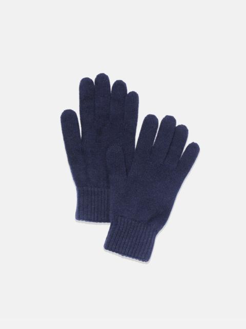 J. PRESS MADE-IN-SCOTLAND CASHMERE KNIT GLOVES