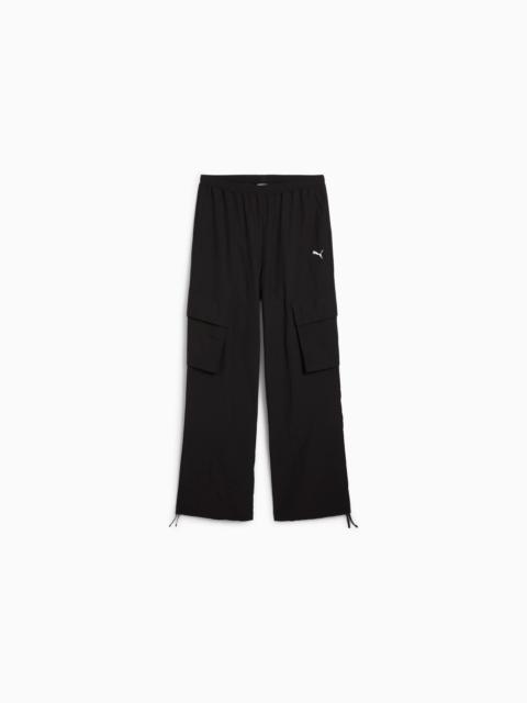PUMA Wardrobe Essentials Women's Relaxed Woven Cargo Pants