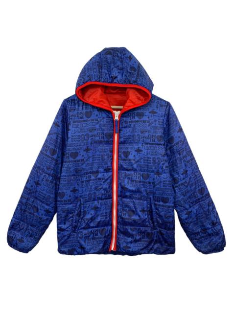 Other Designers Japanese Brand - Blue Moon Blue Jacket Puffer With Hoodie Full Print