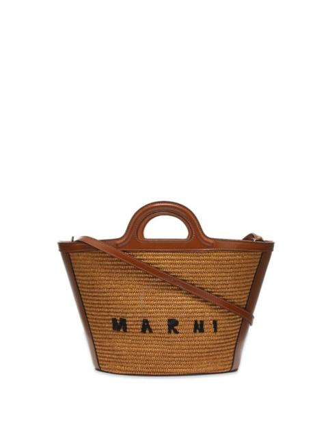Marni Marni Ladies Raw Sienna Tropicalia Logo Small Bag