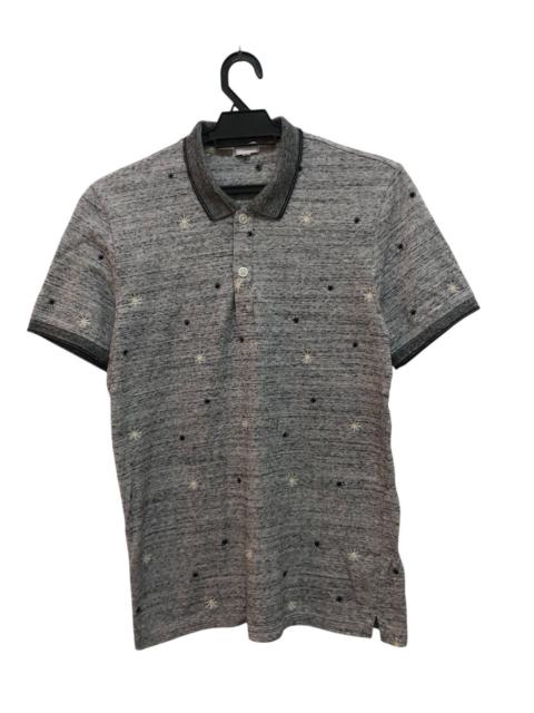 Mackintosh MACKINTOSH ⭐️ POLO SHIRT ALL OVER STAR EMBROIDERED ICON